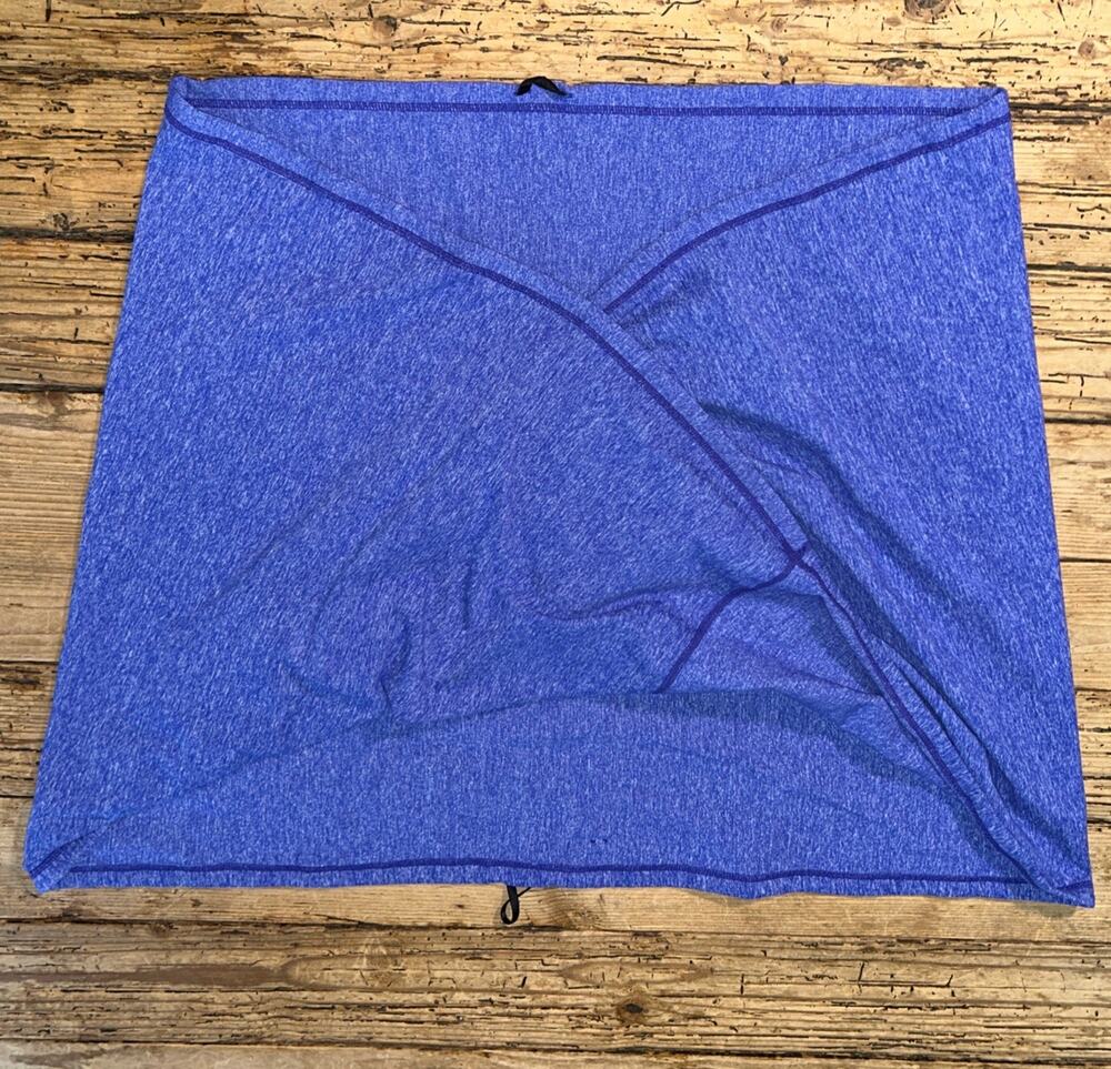 Lululemon Women’s Size OS Heathered Pigment Blue Infinity Scarf EUC